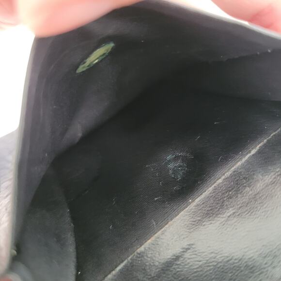 Givenchy Men's Card Bill Coin Holder Wallet Bifold Leather Medium Black Retro - Picture 6 of 12